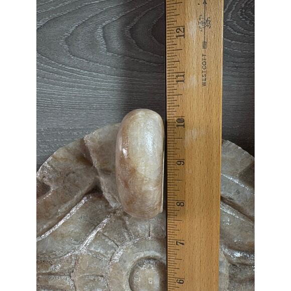 Vintage Hand-Carved Onyx Stone Turtle Figurine Tribal Aztec Mayan 9.8 lb 11” - Picture 10 of 12